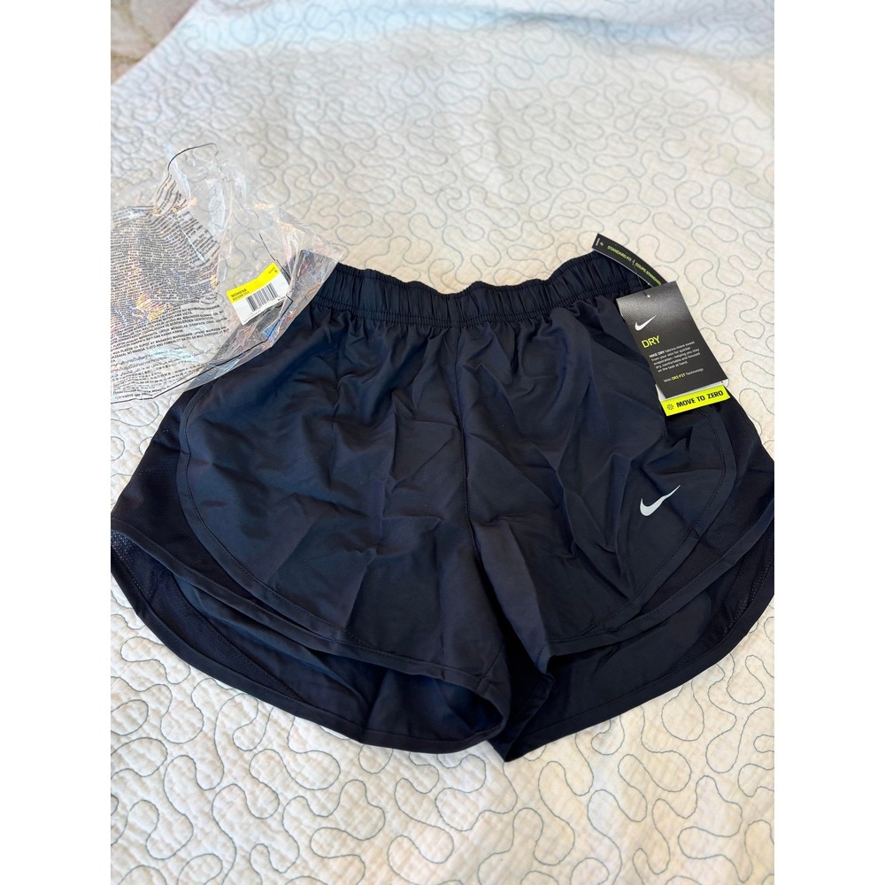 Nike Womens Running Shorts‎ Black Dri-FIT Move to Zero Size Small #304